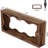 63" Farmhouse Console Table, With Storage In Brown, Couch Table Behind Sofa, Long Entryway Sofa Station, Narrow Console Stand, Hallway Stand