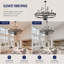 Luminaire de style lustre industriel rétro style chandelier noir industriel à 24 lumières