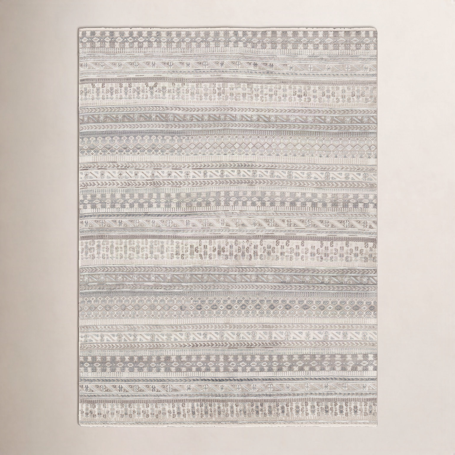 Indrakumar Camel Hand-Knotted Rug, Rectangle 4' x 6'