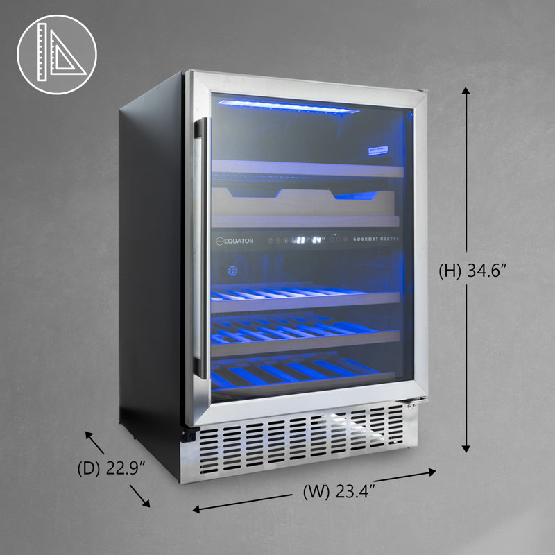 Luxury Stainless Steel Dual Zone Freestanding Gourmet Center