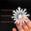 Delicate Lace Snowflakes Christmas Window Decal