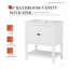 Meuble-lavabo simple 30 po avec comptoir en céramique-1954774891