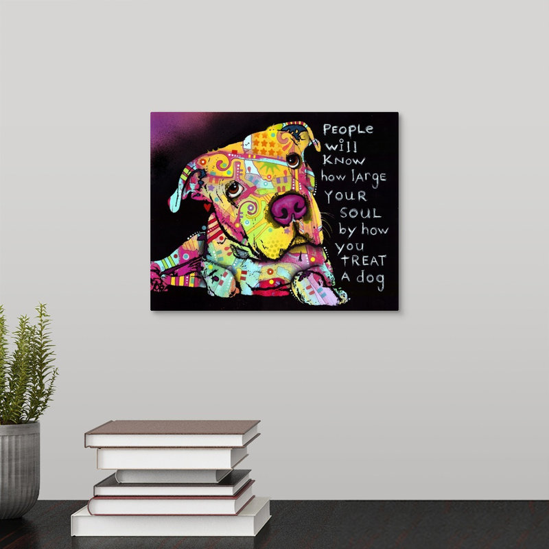 «les gens sauront combien de votre âme est le mode d’impression sur toile que vous considérez pour un chien