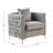 Fryd Purple Velvet Chair With 1 Pillow Chair, Metal Chair-98092384