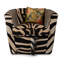 Genuine Hide Barrel Chair