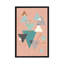 « abstract geo ii rose », impression sur toile-73439301-73439299-73439300