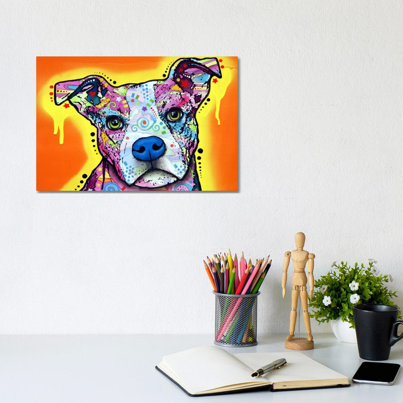 Serious Pit by Dean Russo - Wrapped Canvas Print, 20.32 cm H x 30.48 cm W