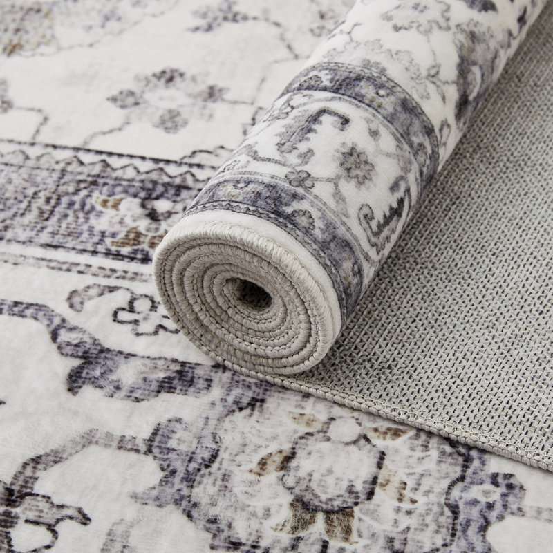 Cashmere Machine Tufted Area Rug ( Low-Pile Traditional), Rectangle 160 x 230 cm