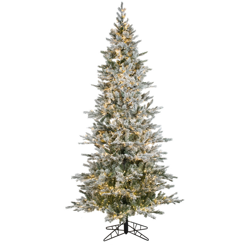10' H Lighted Artificial Pine Christmas Tree