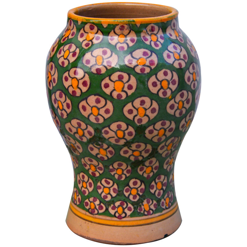Afro-Moresque Handmade Ceramic Table Vase