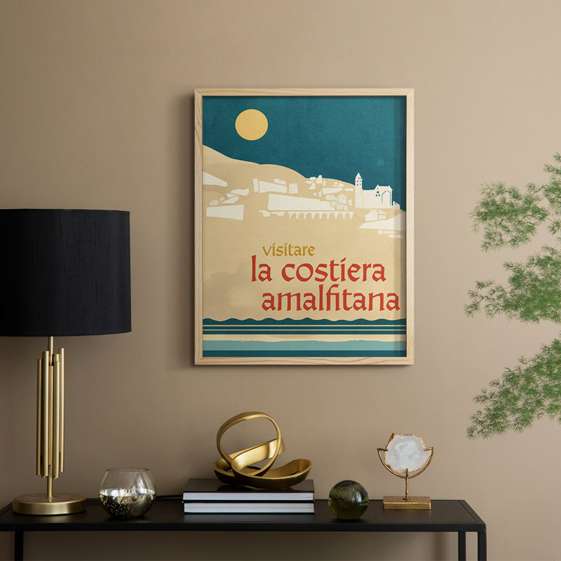 Summer Abroad IV Framed Print - Solid Wood, 15" H x 12" W