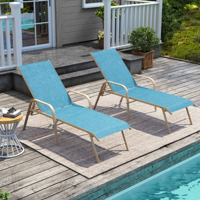 Guyden Outdoor Aluminum Chaise Lounge