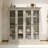 Rustic Dispaly Cabinet With Warm Light
