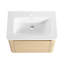 Meuble-lavabo mural 28 po avec lavabo en céramique blanche et porte à fermeture en douceur 28 po, contreplaqué, chêne blanc américain-1891453446-1891453441