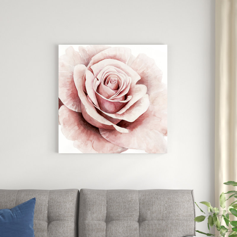 Rose rose I, H 30 po x l 30 po x P 1,25 po