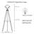 Celyne 55" Tripod Floor Lamp