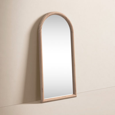 Aubria 38" Acacia Full-Length Mirror