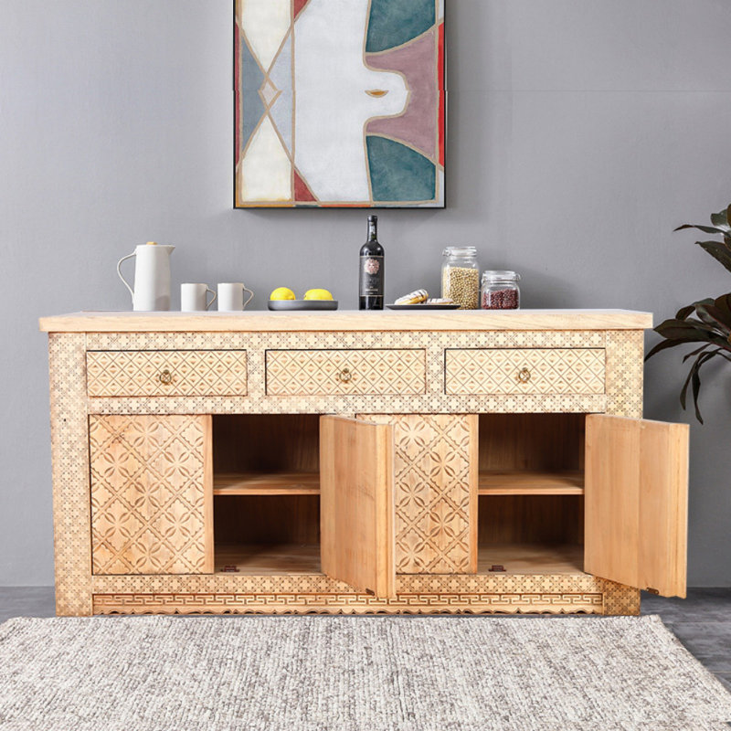 Armoire décorative en bois massif Living Room