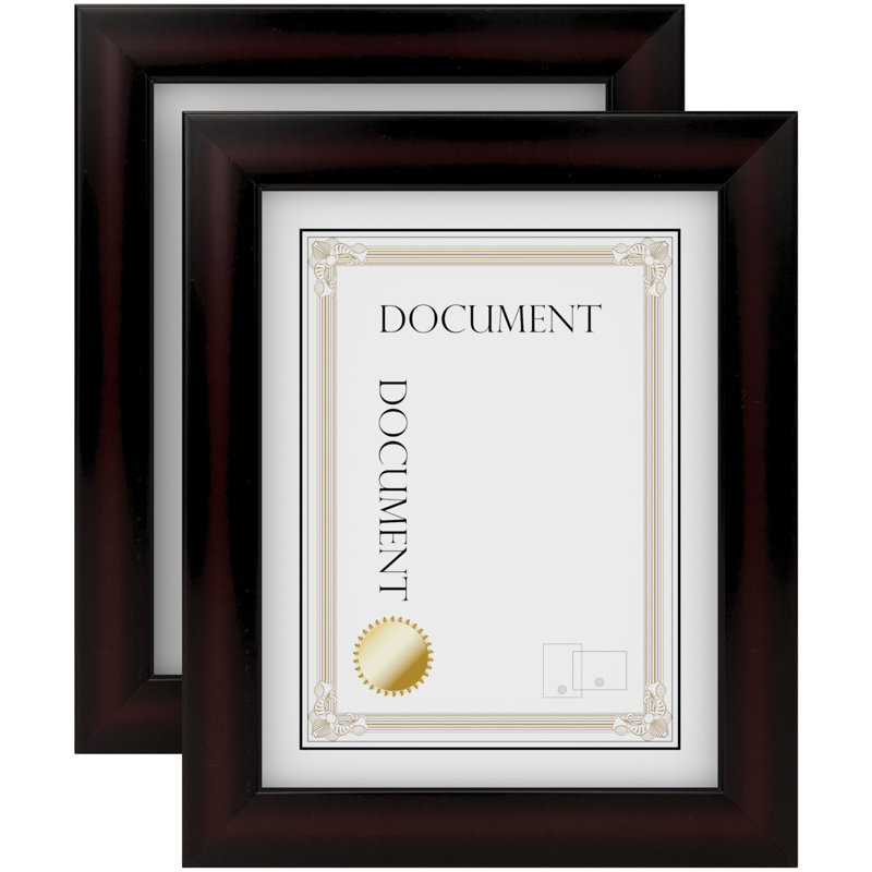 Picture Frame - Set of 2, Dark Brown