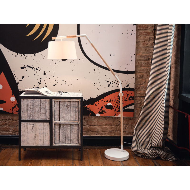 Aariz 173cm Task Floor Lamp, White