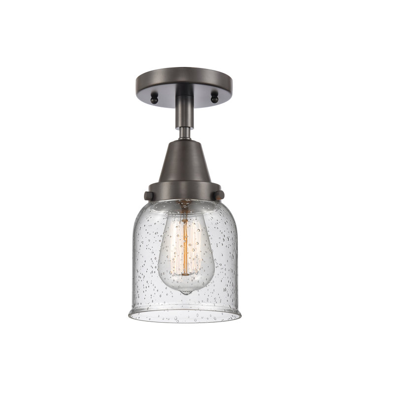 Glass Flush Mount, Led, No, Oil Rubbed Bronze