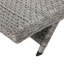Chaise longue en osier Crete
