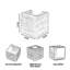 Couvre-boîte à mouchoirs en rotin naturel, organisateur de boîte à mouchoirs carré tissé à la main avec fond ouvert pour faciliter le remplissage, décoration intérieure