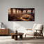 «Ship Cabin with Sextant and Stormy Sea», art mural sur toile-124556750