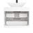 Sharee 24" Wall Mounted Single Bathroom Vanity with Ceramic Vessel Sink, Manufactured Wood Top, Faucet, Drain-1116861231-1133046588