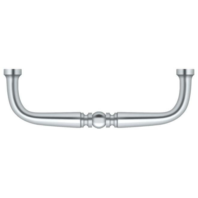 1 Center to Center Bar Pull, Polished Chrome