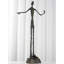 Sculpture de table abstraite et élancée représentant une figure humaine, statue décorative moderne pour l'intérieur.