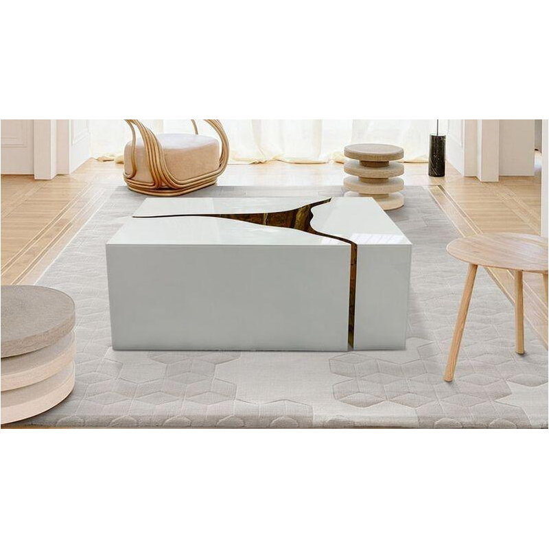 Table basse 396091697C4149E59A99C26211B72AA9, Blanc