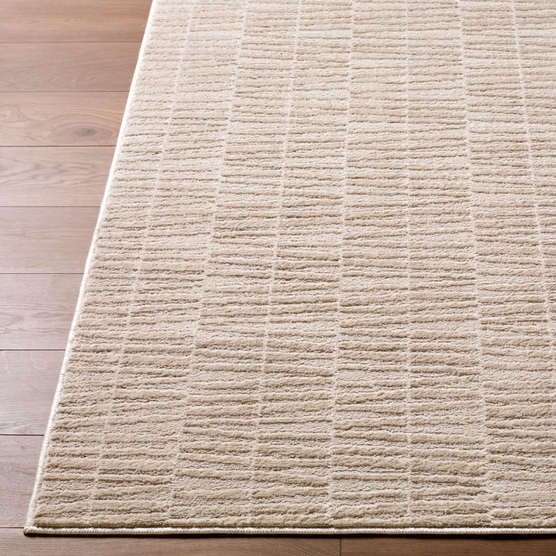 ELLE Decor X Livabliss Grenelle Machine Woven Rug, Beige, Rectangle 5'3" x 7'