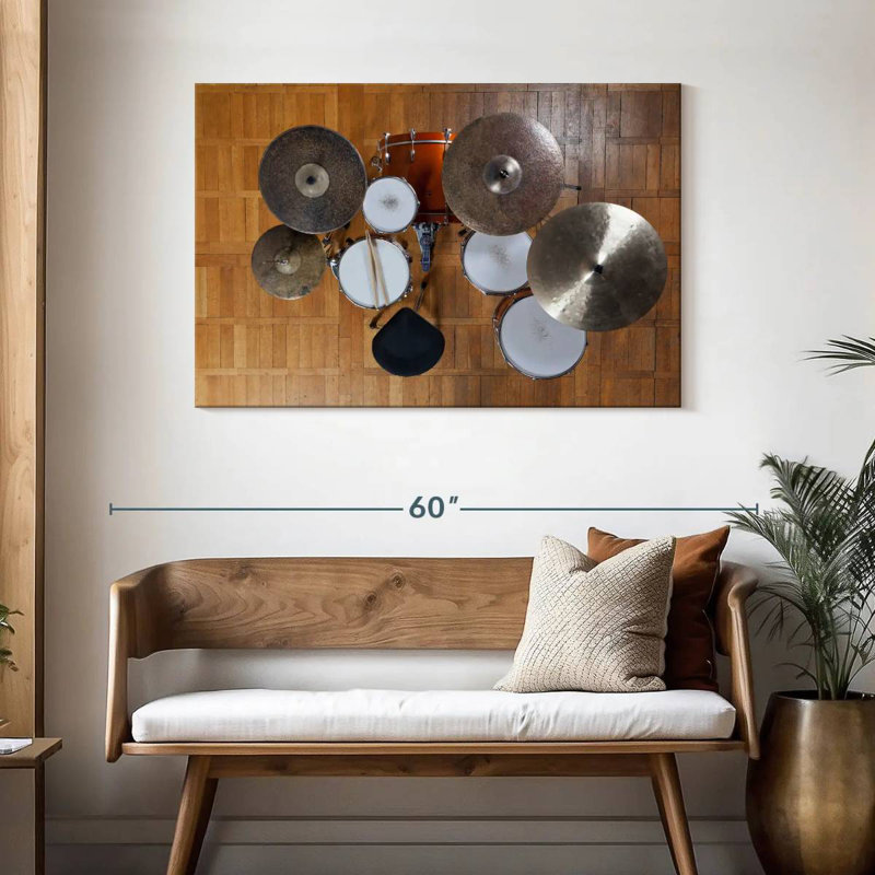 Full Drum Set, 30" H x 45" W