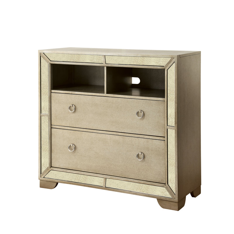 Commode 2 tiroirs Roshawna