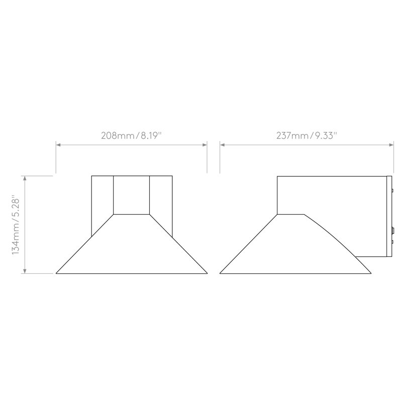 Conic 1 - Light Barn Light, Matte Black