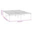 Metal Bed Frame White-1294248287