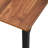 Bar Table, 3PCS 47″ Bars Tables Set, Bar Tables and Chair Set with Rounded Edge Design, Rectangular Pub Table with Two Stools for Office Desk, Breakfast Corner, Mini Bars, Rustic Brown, Black