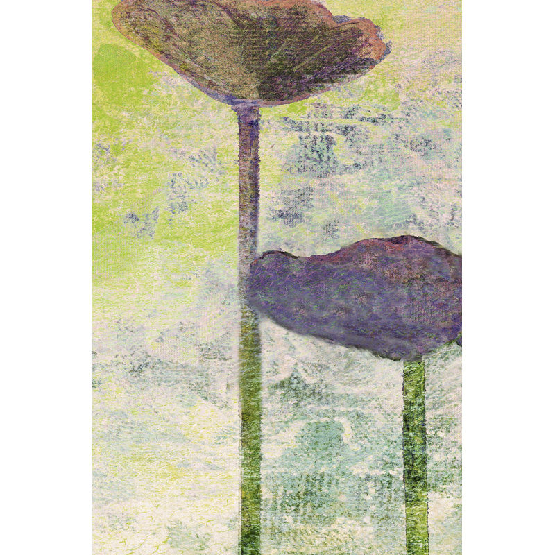 Quad Poppy II by Ricki Mountain - Wrapped Canvas Painting, 46cm H x 30cm W x 3.8cm D