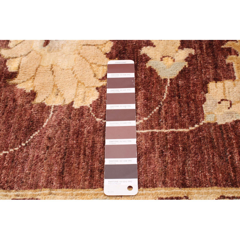 Tapis unique en laine noué à la main 8 pi 3 po x 9 pi 9 po New Age Chobi Finest