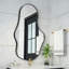 Irregular Wall Mirror, Asymmetrical Bathroom Vanity Mirror with Metal Frame, Modern Decorative Mirror-117010561-117010685