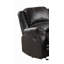 Fauteuil inclinable en cuir synthétique noir Zuriel-60031643