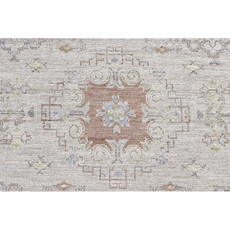 Oushak Hand Knotted Wool Oriental Rug