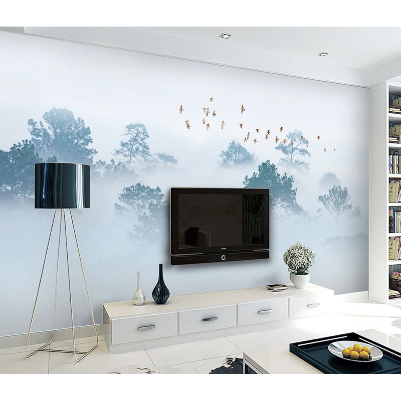 Papier peint amovible Jungle Misty, L 105,96 po x l 187 po