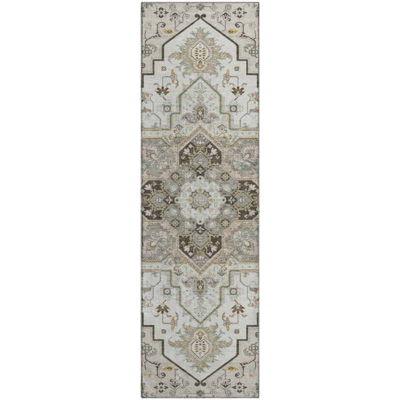 Premium Machine Washable Cossette AMF1036 Oriental Rug, Runner 2'3" x 7'6"