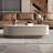 Minimalist shaped marble coffee table