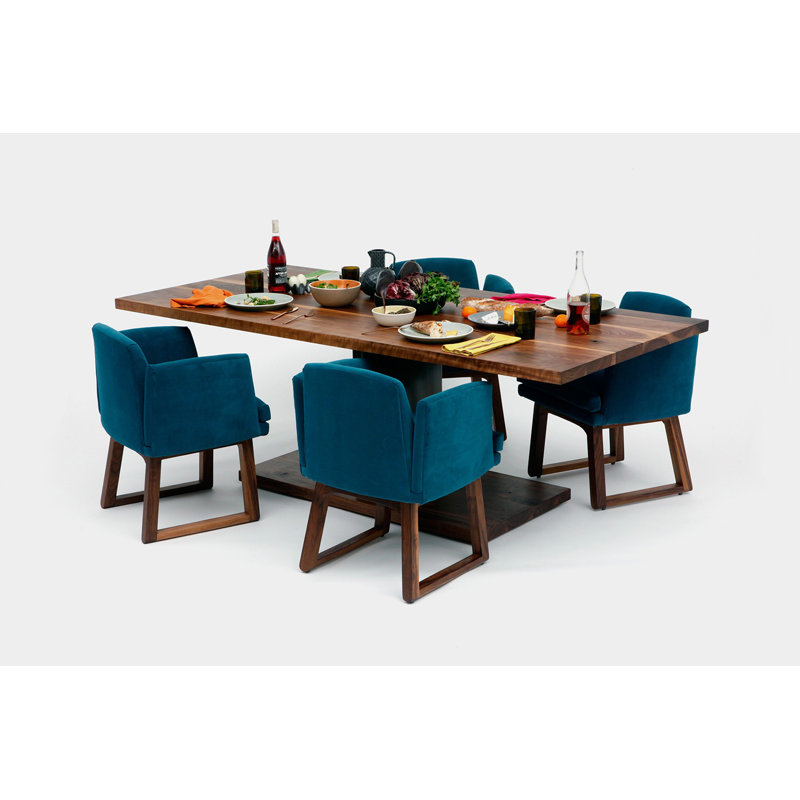Solid Oak Dining Table, 42" W x 60" L
