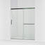 Elate Tall Sliding Shower Door, 75-1/2-In H X 56-1/4 - 59-5/8-In W, With Heavy 5/16-In Thick Crystal Clear Glass-663049100