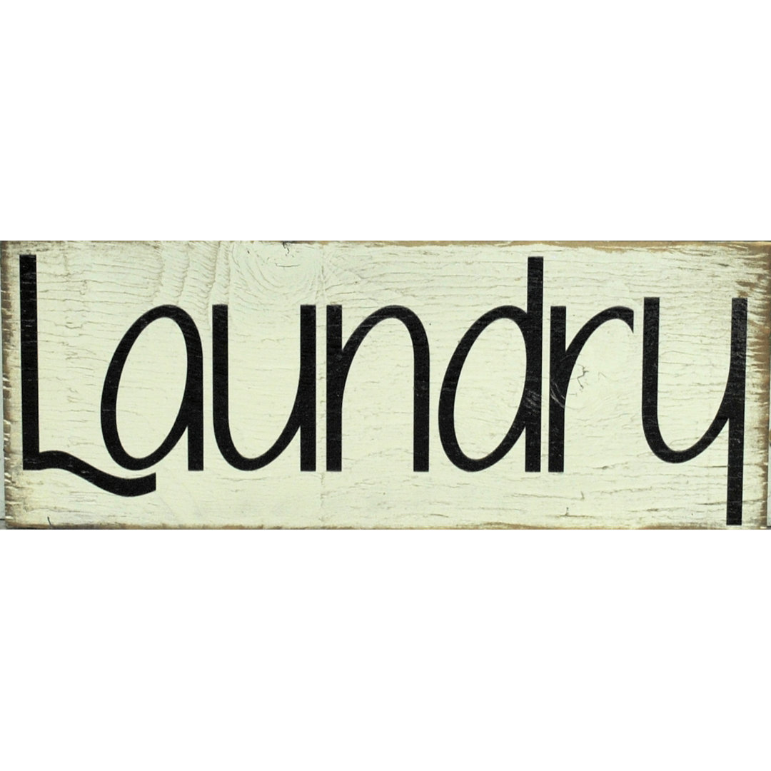 Garbani Text & Numbers Box Signs & Plaques Winston Porter