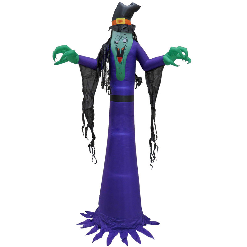 La sorcière d'Halloween gonflable 12 pi The Holiday Aisle®